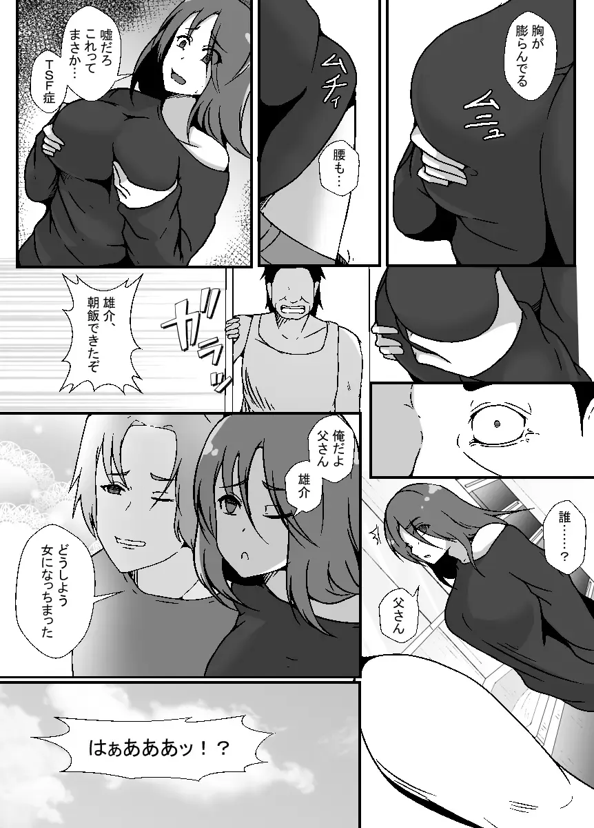 [Shimakawa] TS Musuko wa Chichioya no Mesu ni Naritai Fhentai - Page 3