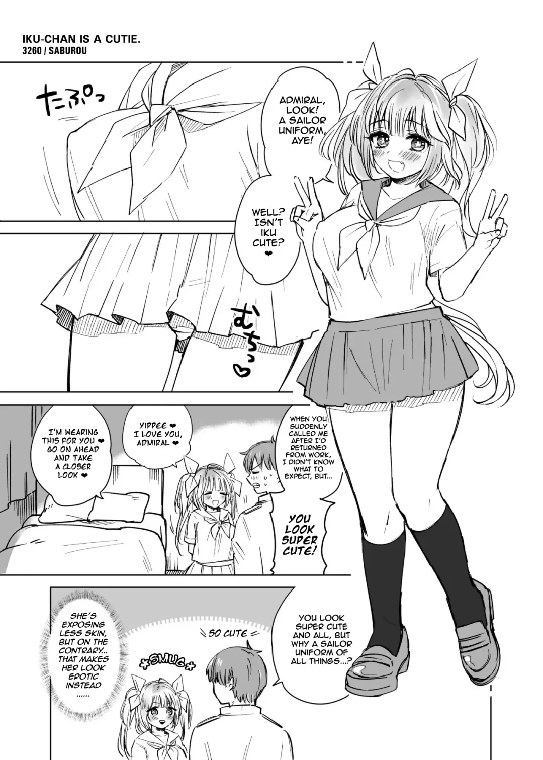 [Saburou] 19-chan Kawaii. | Iku-chan is a Cutie. Fhentai - Page 1