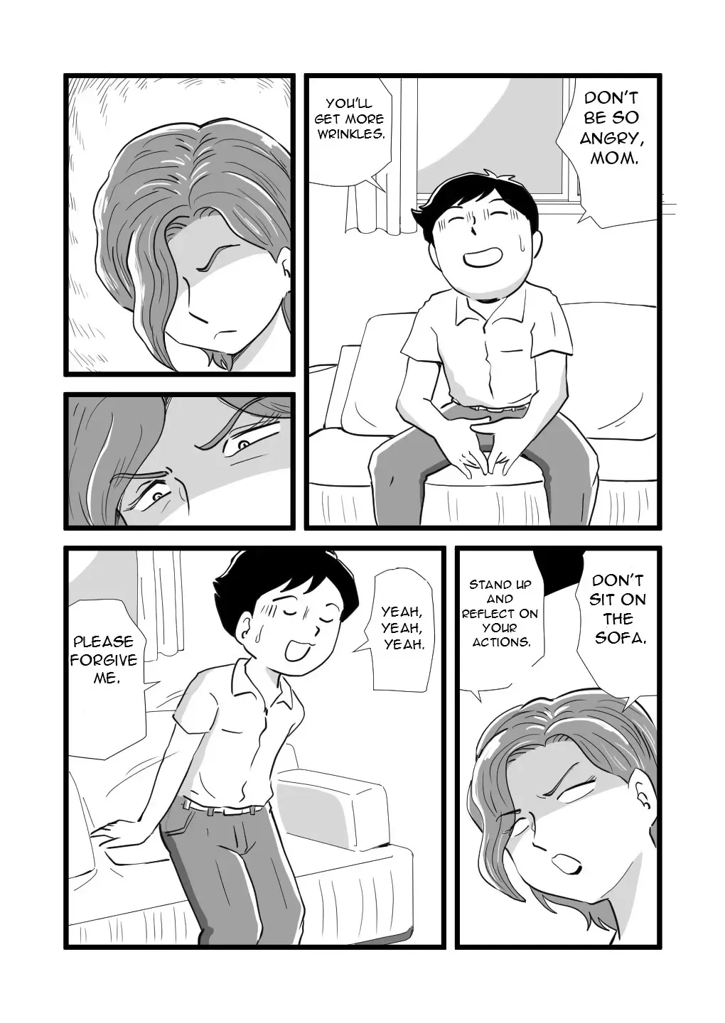 Kigen no Warui Haha wo Koufuku ni Saseta Musuko - The Son Who Made His Grumpy Mother Happy Fhentai - Page 10