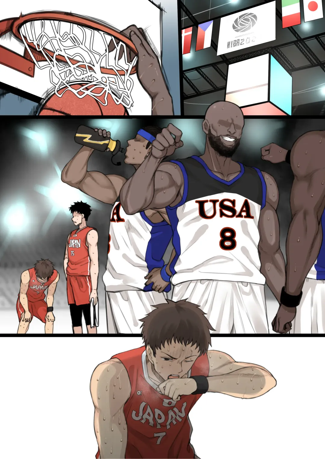 [Terasu Mc] Athletic x Couple x Cuckold Fhentai - Page 44