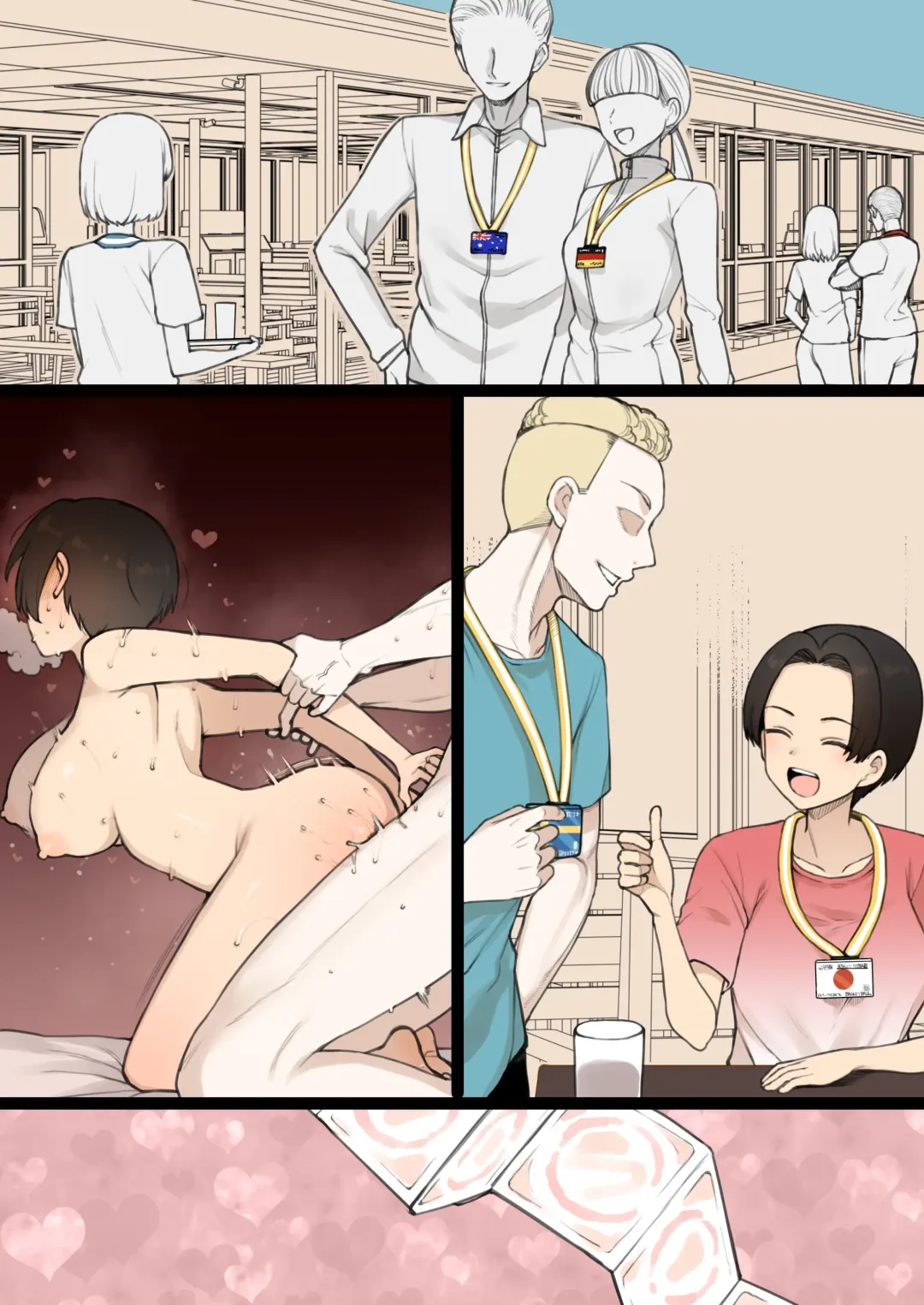 [Terasu Mc] Athletic x Couple x Cuckold Fhentai - Page 52