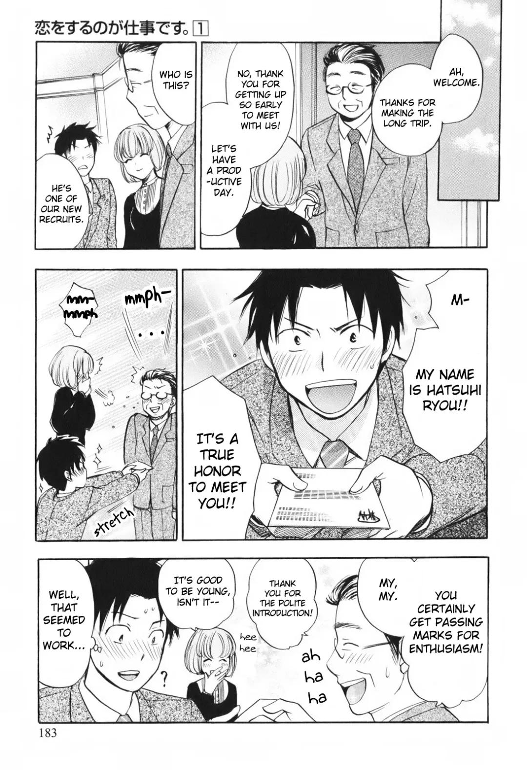 [Harumi Chihiro] Koi o Suru no Ga Shigoto Desu. - Falling In Love Is Work. 1 Fhentai - Page 184