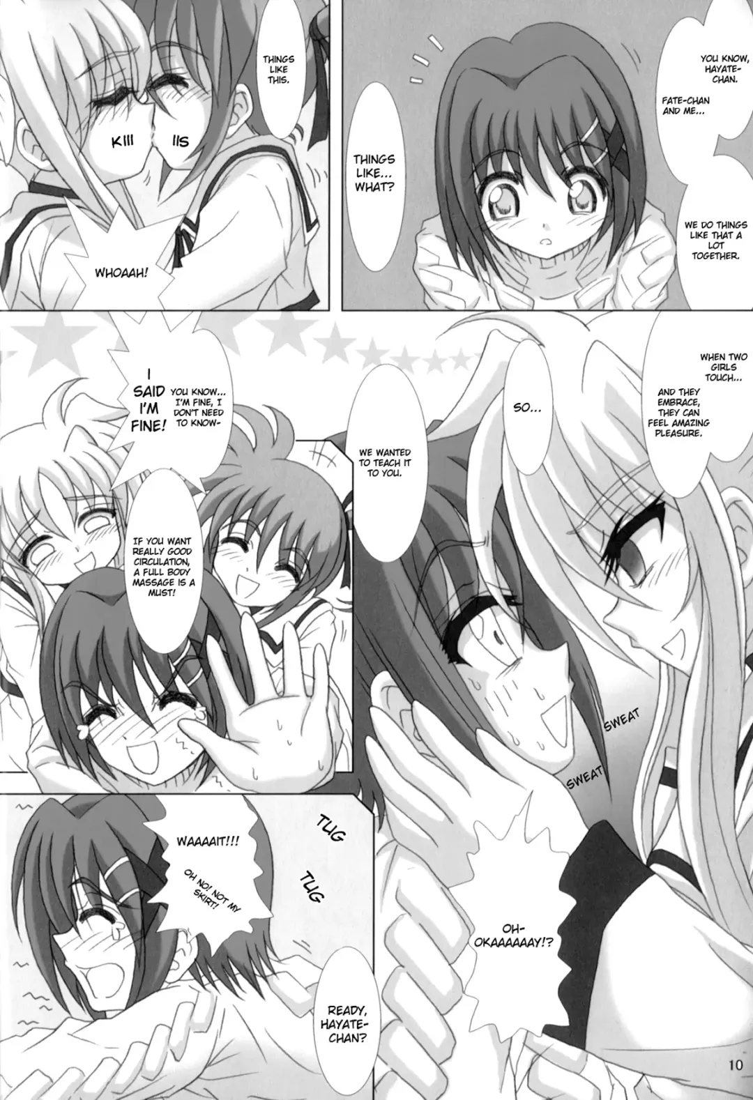 [M Pon] Nano & Fe x Haya! Fhentai - Page 10