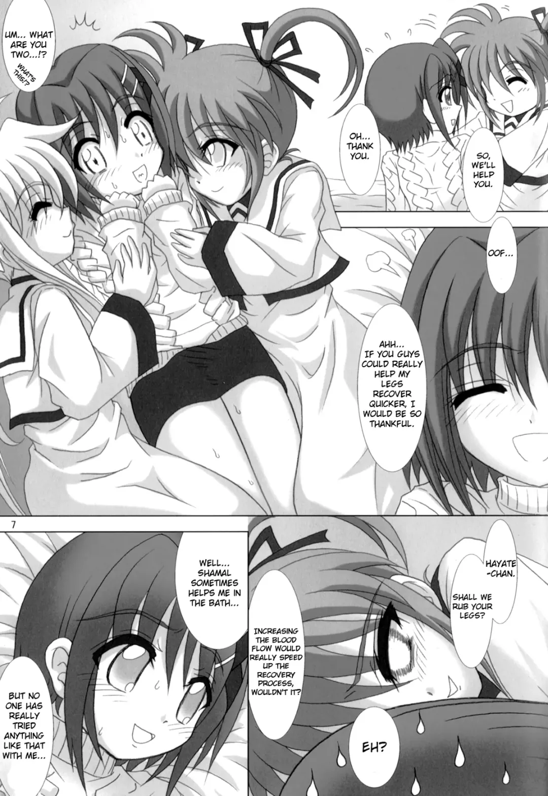 [M Pon] Nano & Fe x Haya! Fhentai - Page 7