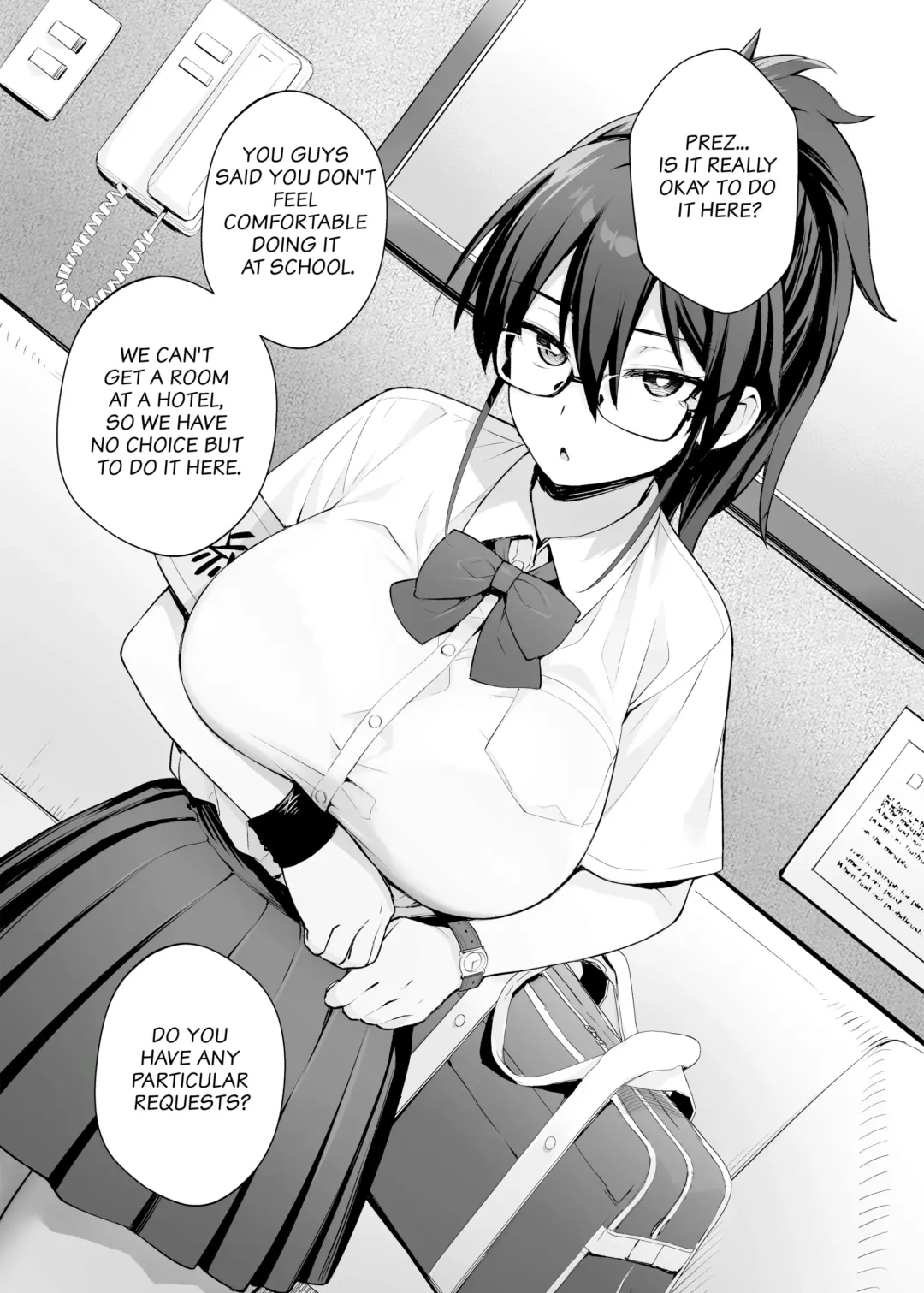 [Try] Atarashii Fuuki Iinchou wa Kyonyuu Sugiru Ken 2 | About the New President of the Disciplinary Committee's Huge Tits 2 (decensored) Fhentai - Page 12