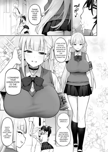[Try] Akogare no Seitokaichou ga Kyonyuu Sugiru Ken | About the Beloved Student President's Huge Tits (decensored) Fhentai - Page 4
