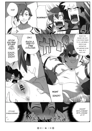 [Nise Kurosaki - St.retcher] Chou Ishiyumi Chichi Senkan Fhentai - Page 15