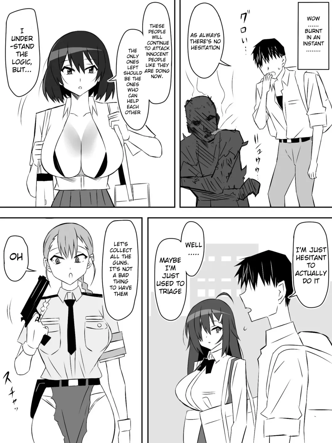 [Kagemusya] Zombie Harem Life ~Koutai Mochi no Ore to Bakunyuu Zombie~ 6 Fhentai - Page 25