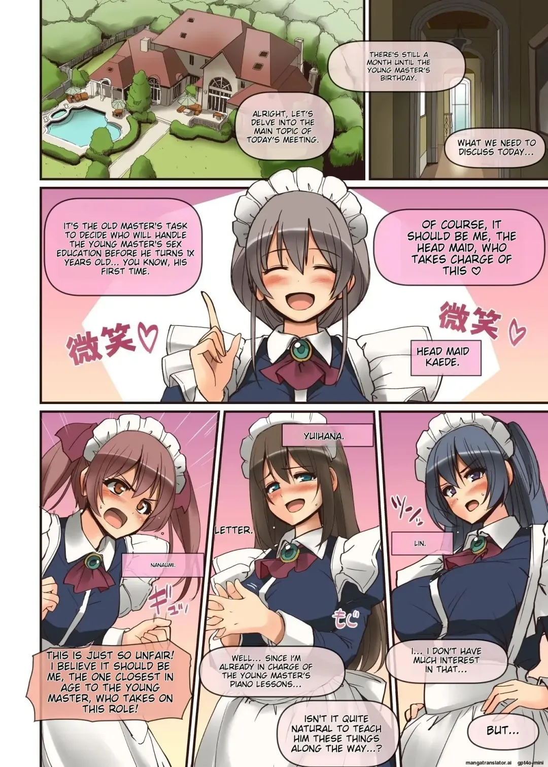 [Alexi Laiho] Maid-san to Manabu Onnanoko no Karada Fhentai - Page 2