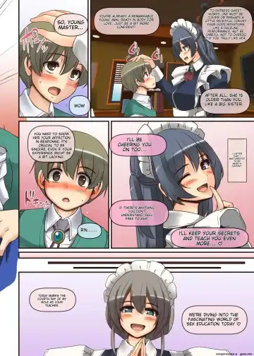 [Alexi Laiho] Maid-san to Manabu Onnanoko no Karada Fhentai - Page 46