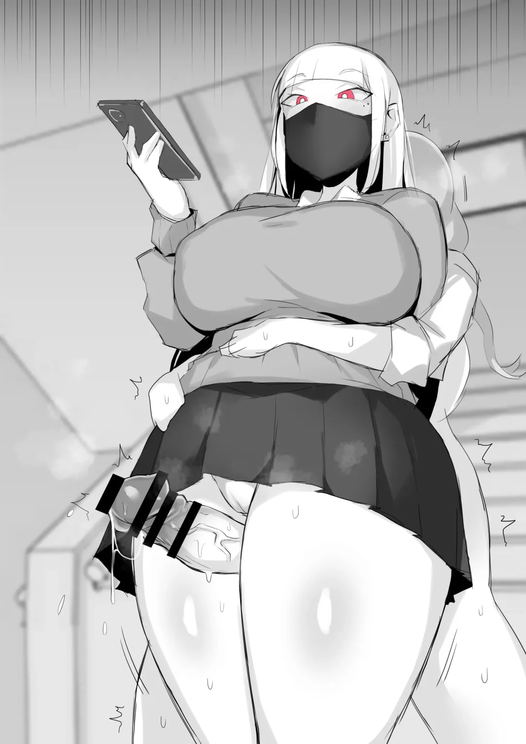 Futanari JK-tachi ga Kounai Shokushu de Mechakucha ni Naru Hanashi Fhentai - Page 115