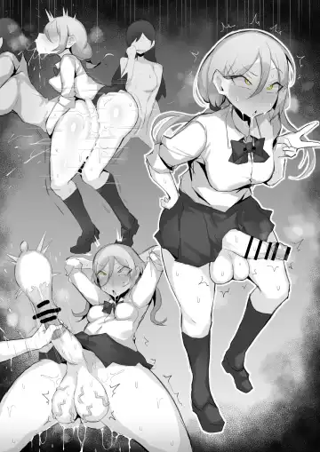 Futanari JK-tachi ga Kounai Shokushu de Mechakucha ni Naru Hanashi Fhentai - Page 111