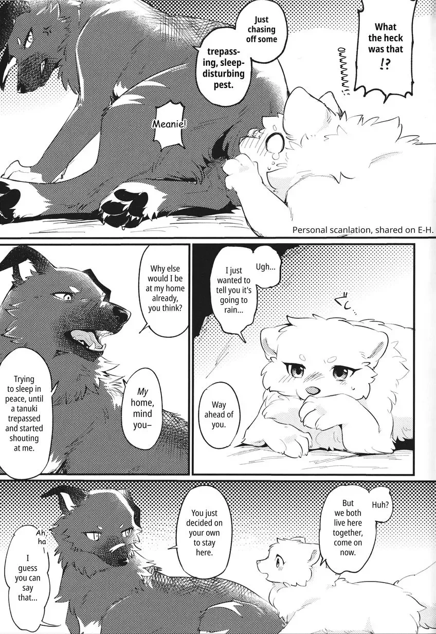 [Minaga Tsukune] Kokoro Karu Made | The Tanuki and the Hound Fhentai - Page 7