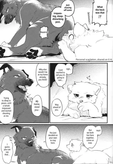 [Minaga Tsukune] Kokoro Karu Made | The Tanuki and the Hound Fhentai - Page 7