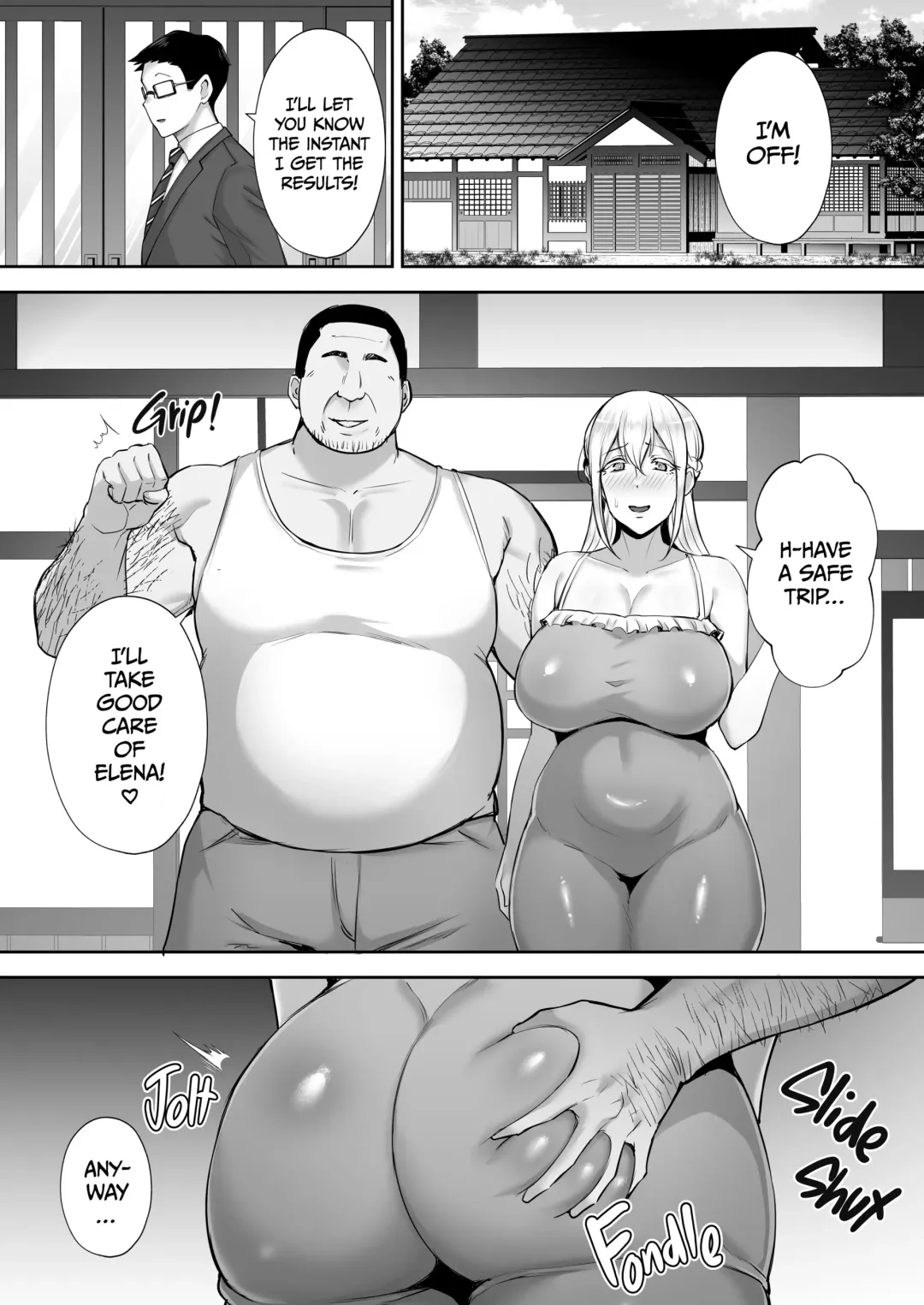 [Gagarin Kichi] Cuckolded Busty Blonde Wife Elena Fhentai - Page 42