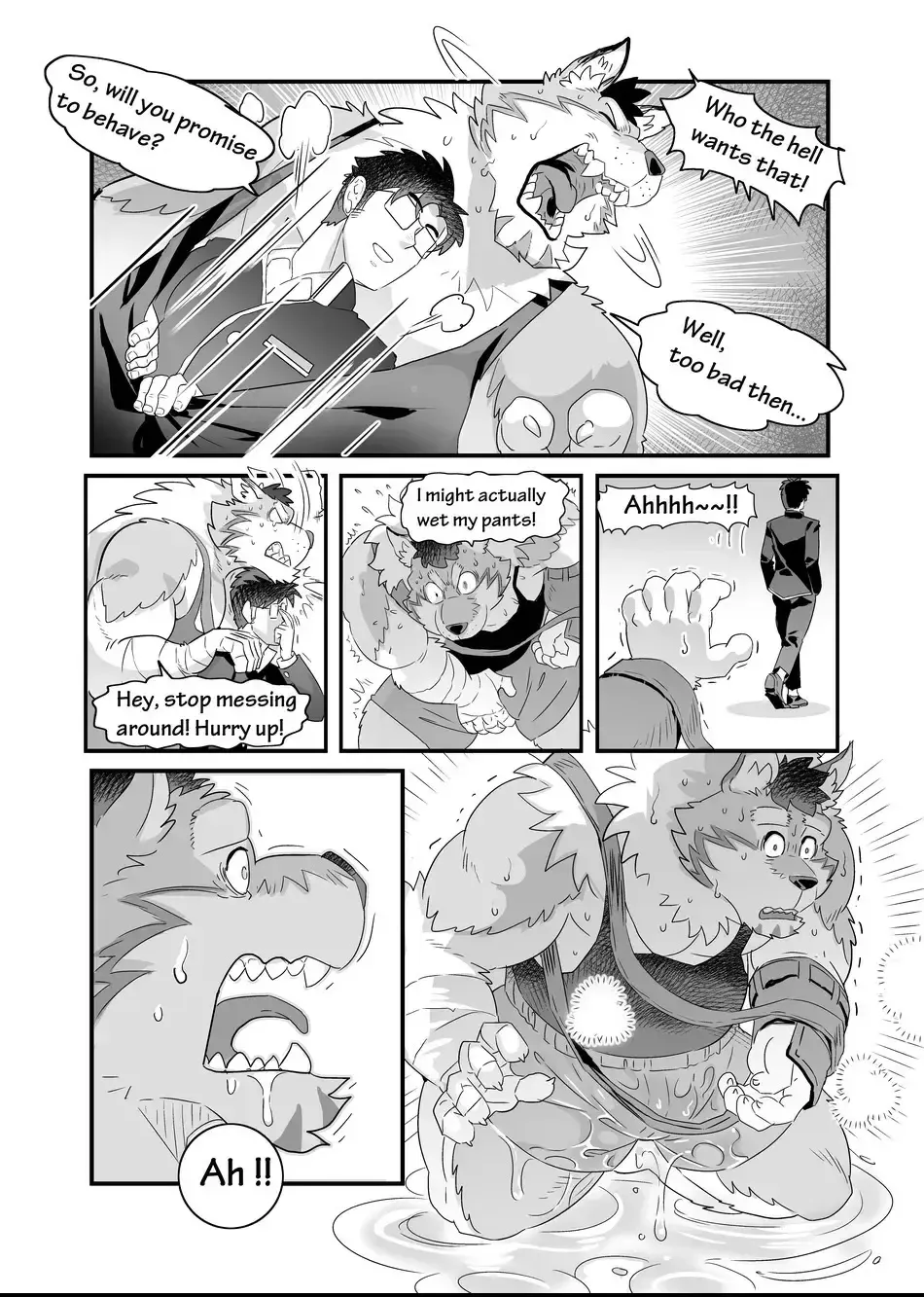 [Kuma Hachi] Bully Senpai and Student Discipline Officer Fhentai - Page 14