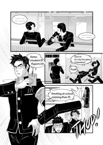 [Kuma Hachi] Bully Senpai and Student Discipline Officer Fhentai - Page 2