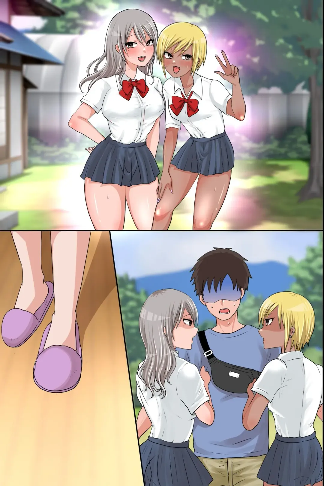 Inaka Haha Musumetachi to Kozukuri Sex! Ore ga Mura no Kyonyou Shimai to Sono Hahaoya Kara Koubi o Segamarete Kodane o Ubaiawareru Nante Fhentai - Page 51