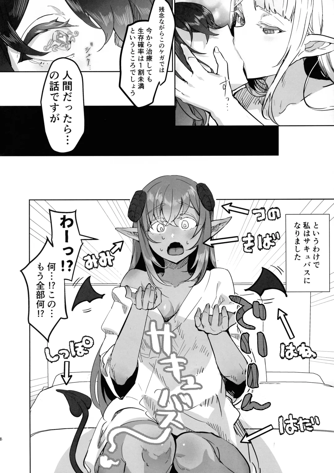 [Puru] Futanari Chiryo Succubus Clinic 0 ~Succubus Kenshuu Choukyou Hen~ Fhentai - Page 5