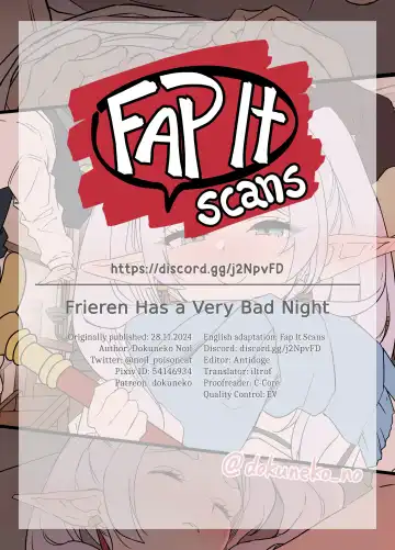 [Dokuneko Noil] Frieren ni Warui Koto o Suru Hanashi "Zenpen" | Frieren Has a Very Bad Night "Part 1" (decensored) Fhentai - Page 15