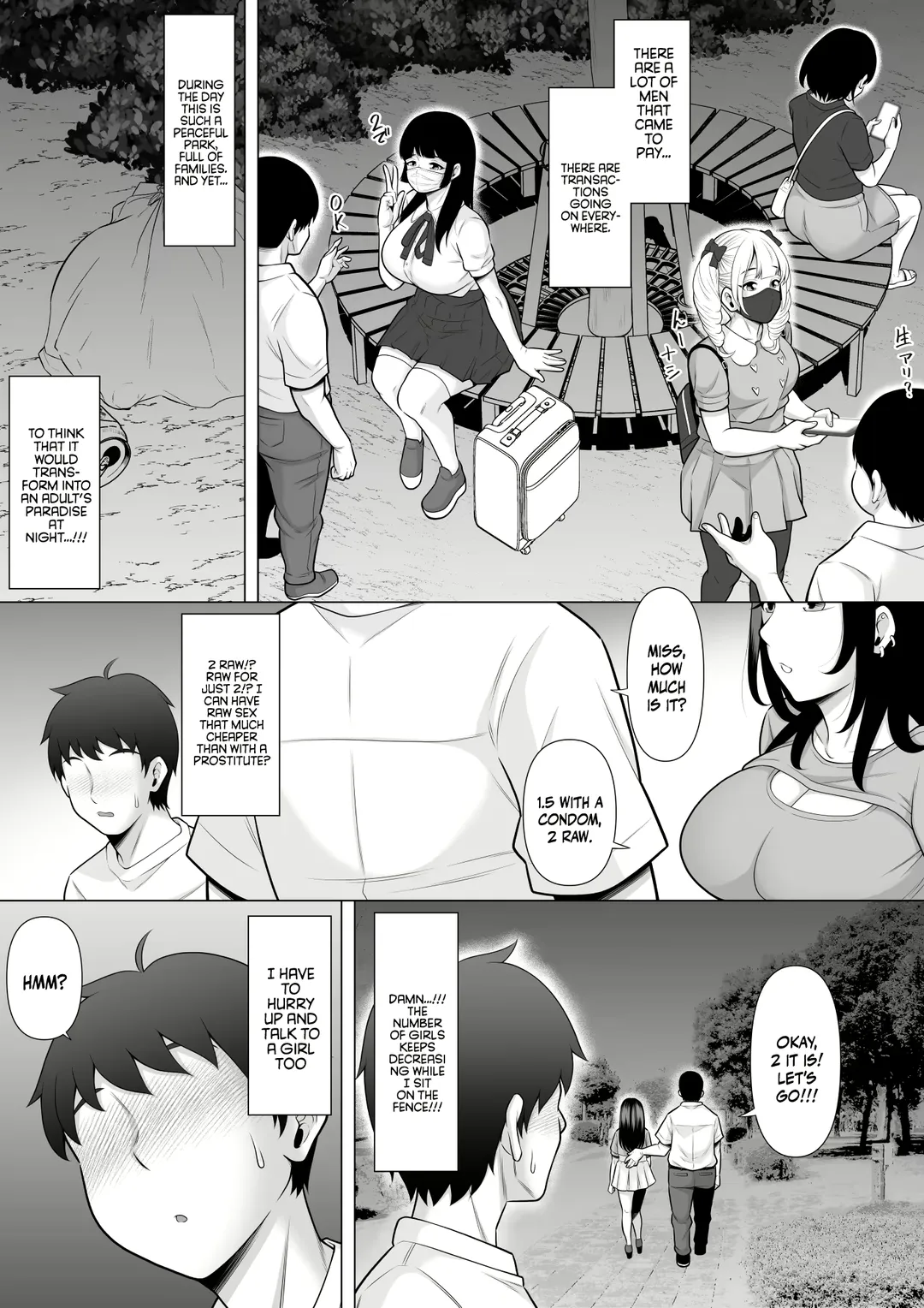 Uwasa no Tachinbo Kouen de Kuro Gal JK Katte Nama Nakadashi Shita Hanashi | Story About How I Hired And Creampied A Black Gal From A Famed Standing Girl Park Fhentai - Page 5