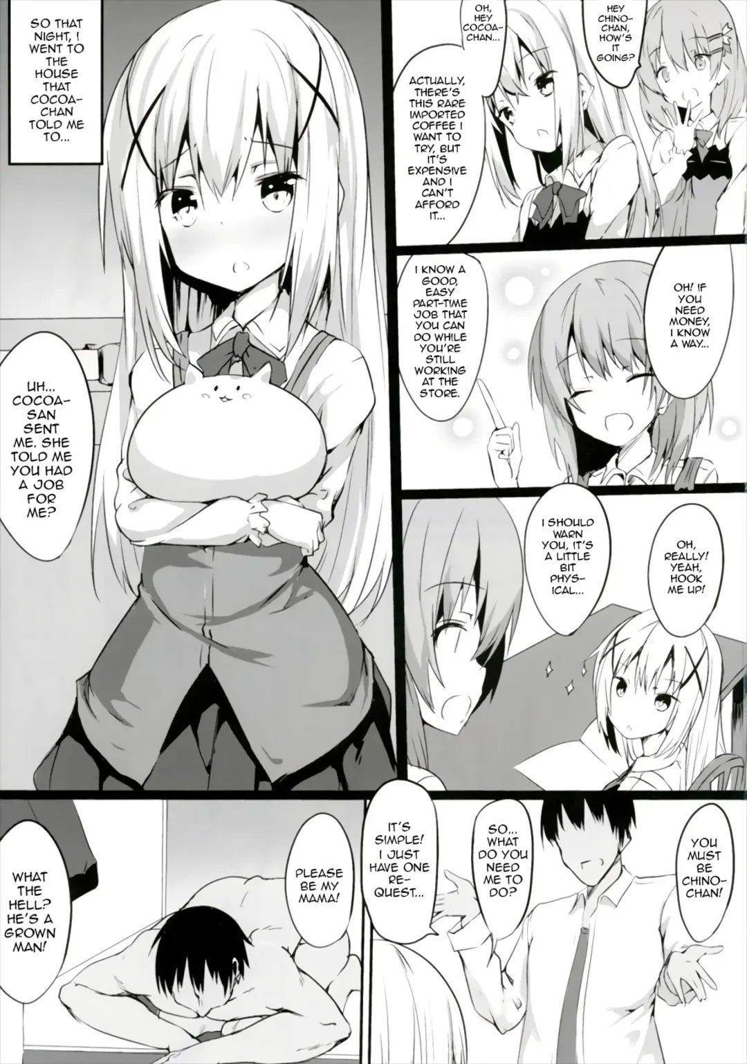 [Fuji-han] Chino Mama no Semen de Ikuji desu ka? | Can you raise a baby on Chino Mama's Semen? Fhentai - Page 3