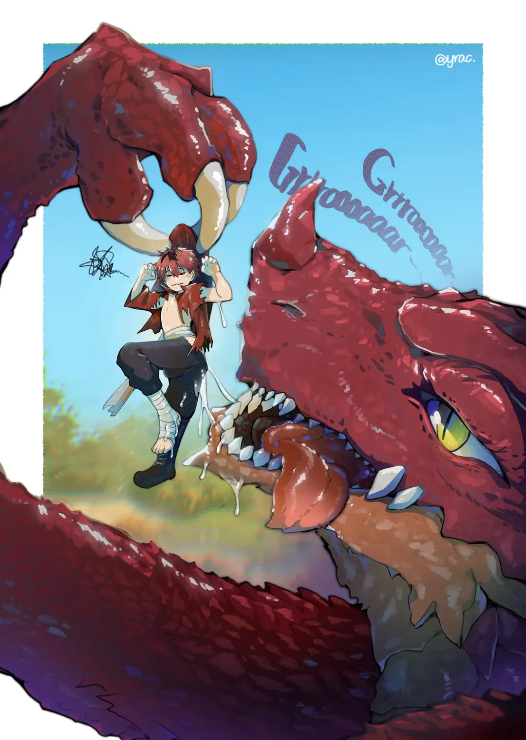 [Yrac] 龍的舔拭｜修塔爾克｜シュタルク Stark Fhentai - Page 7