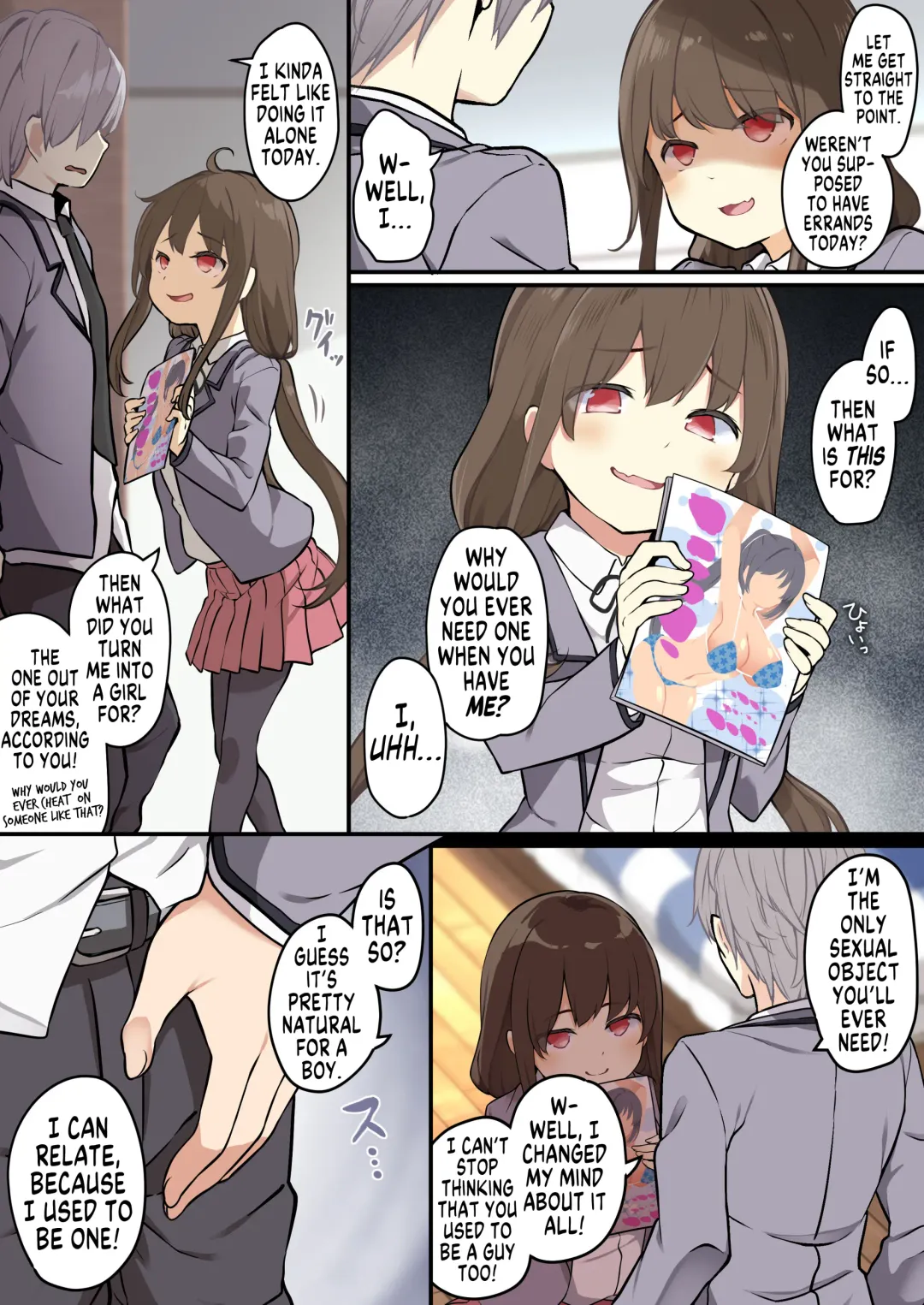 [Siina Yuuki] Yuujin o Ore no koto ga Daisuki na Onna no Ko ni Kaihen shitara Yandere-ka shite Ore Made Onna no Ko ni sareta Ken | How I was Turned Into a Girl by a Friend Whom I turned into a Chick Who's Madly in Fhentai - Page 23