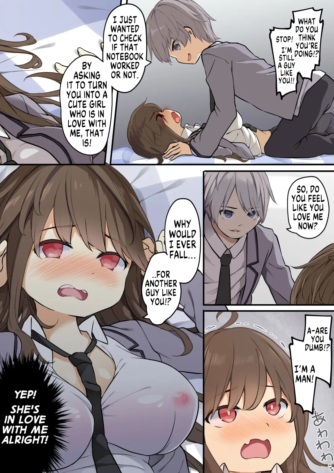 [Siina Yuuki] Yuujin o Ore no koto ga Daisuki na Onna no Ko ni Kaihen shitara Yandere-ka shite Ore Made Onna no Ko ni sareta Ken | How I was Turned Into a Girl by a Friend Whom I turned into a Chick Who's Madly in Fhentai - Page 7