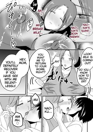 Bonyuu Kaa-san no Naka ni Modoritai 2 Chuuhen | I Want to go Back to my Lactating Mom's Womb 2 - When I Got Jealous And Raped My Mom With My Big Cock, She Spoiled Me And Let Me Have Creampieing Sex With Her Fhentai - Page 24