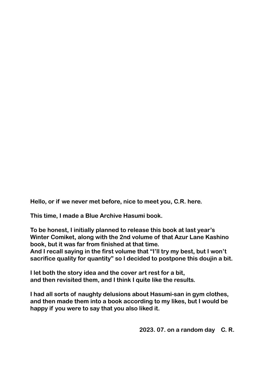 [C.r] Hasumi san ni Kakurenbo Fhentai - Page 22