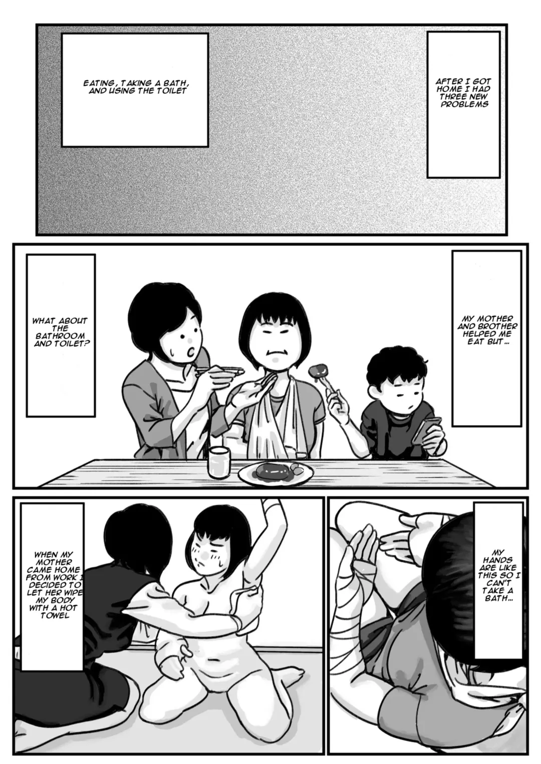 When I lost the use of both of my arms my brother started getting carried away Part 1 Fhentai - Page 4