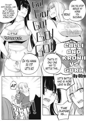 Read [Zeroero] Calli & Kronii vs Gura - Fhentai