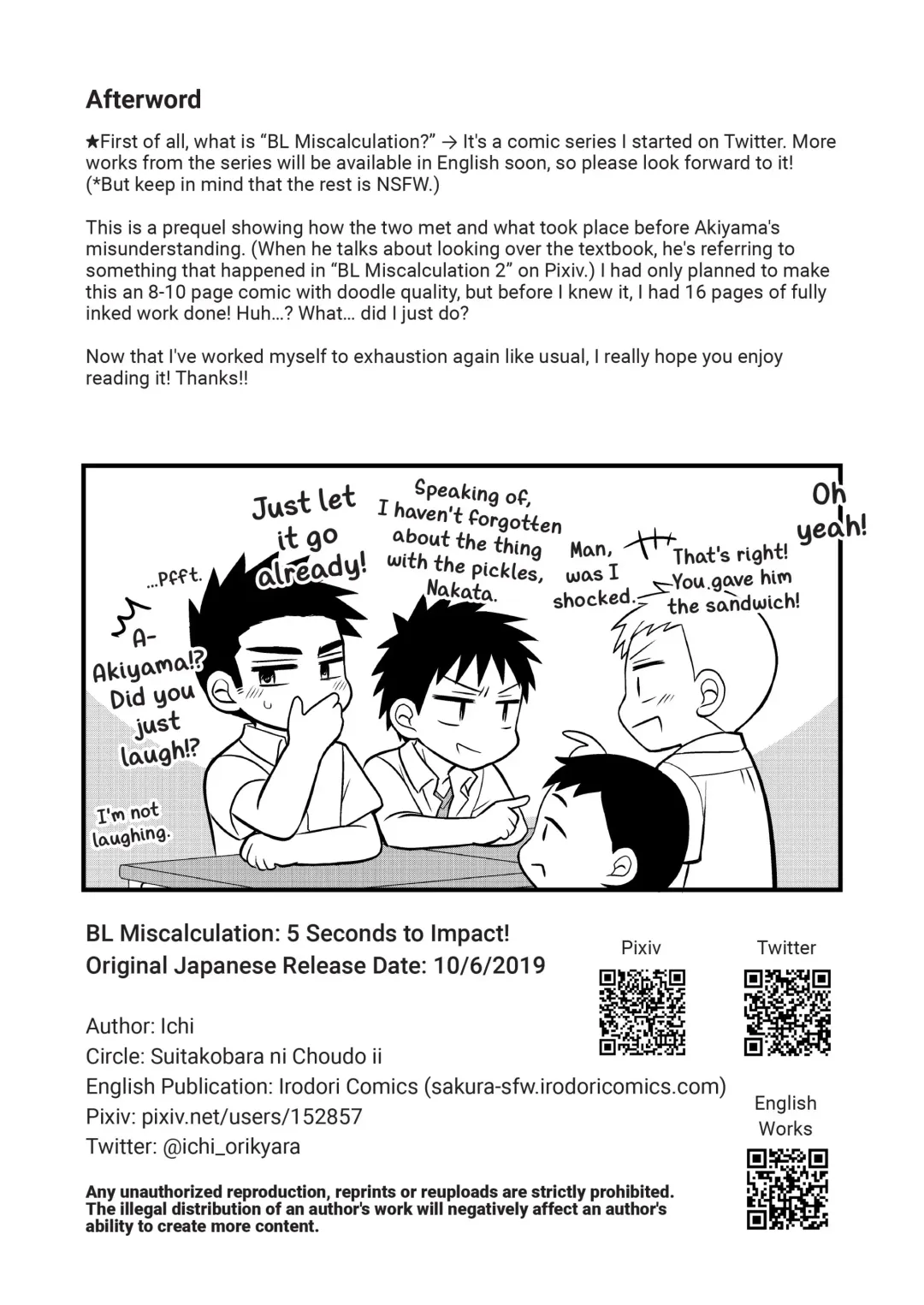 [Ichi] Hayatochiri BL - Hayatochiri Suru Gobyou Mae! Fhentai - Page 17