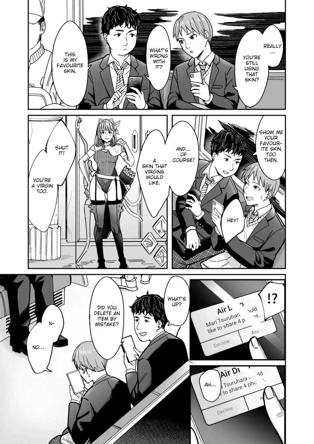 [Inukami Inoji] Shiranai Josei kara Gazou Kyouyuu de Eroi Jidori ga Okuraretekita Hanashi | A Story About How I Got Sent Lewd Selfies From A Woman I Didn't Know Fhentai - Page 4