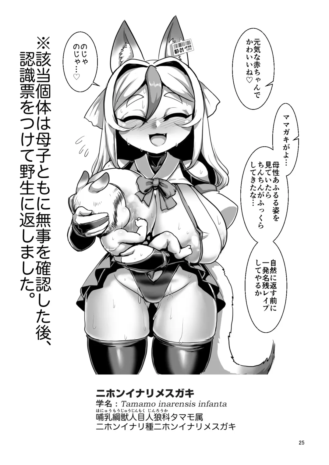 [Naniwadou Matatabi] Tokutei Gaijuu "Mesugaki" Fhentai - Page 25