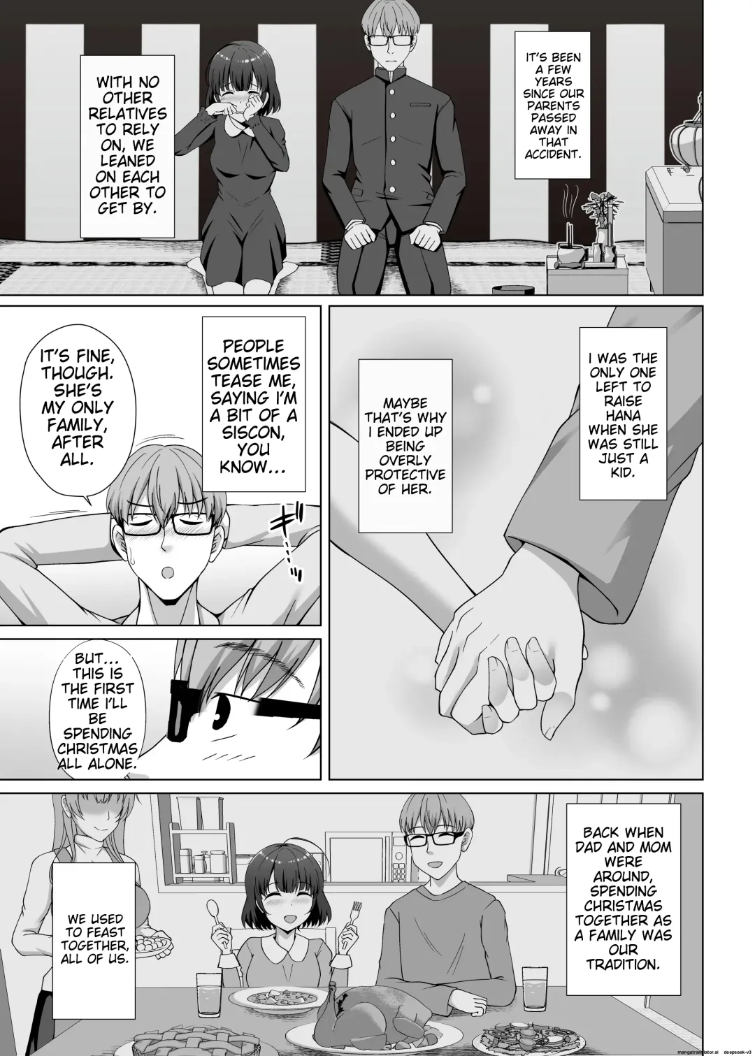 [Toono Suika] Imouto ga Asagaeri shita Christmas ~Teshio ni Kaketa Imouto wa Yarichin Kareshi ni Sei no Roku Jikan Kotteri Dakareteita~ Fhentai - Page 8