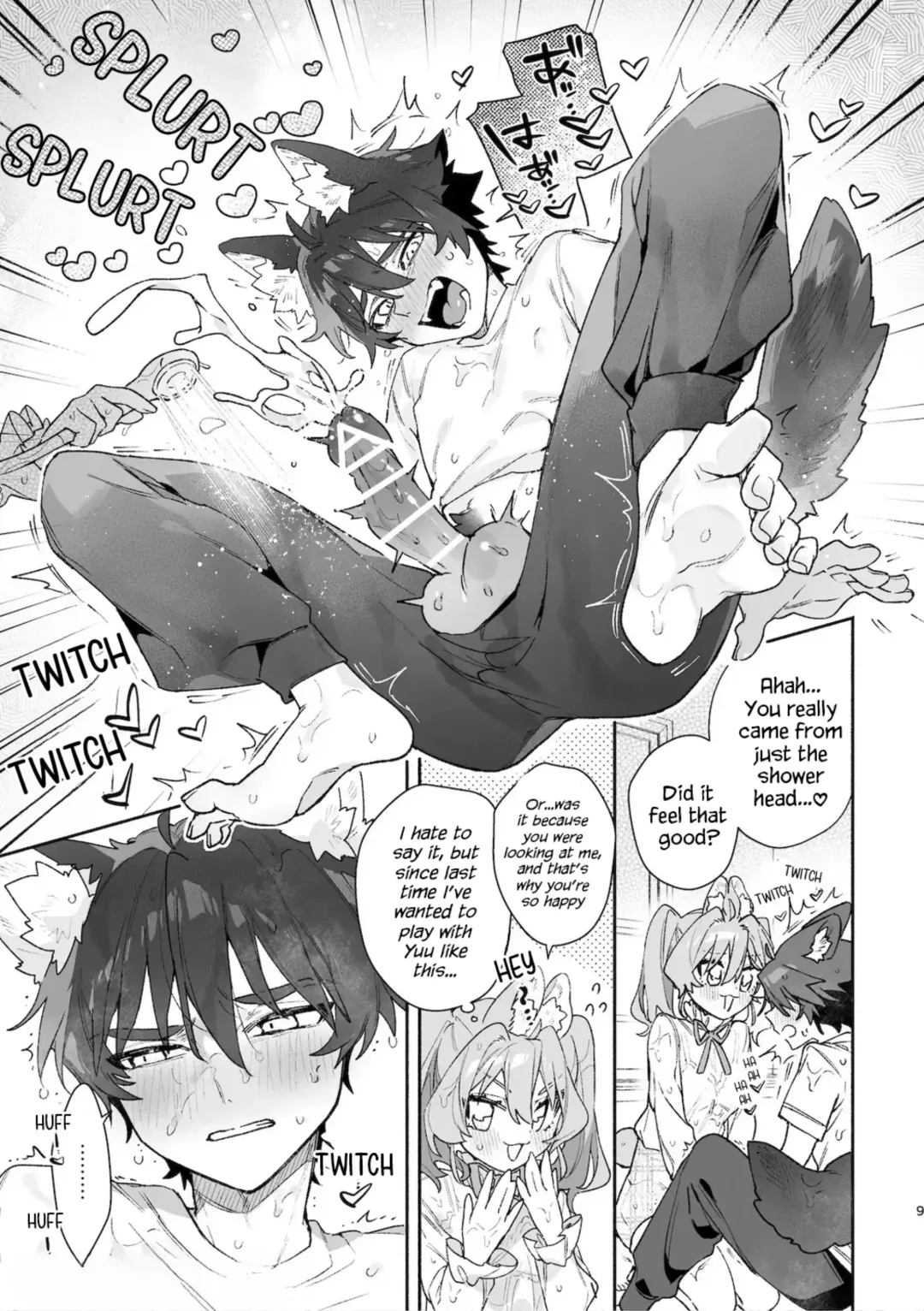 [Usachanget] ♂ ga uke. Usagi-chan × ōkami-kun 2 | ♂ is the bottom. Rabbit-chan x Wolf-kun 2 Fhentai - Page 11