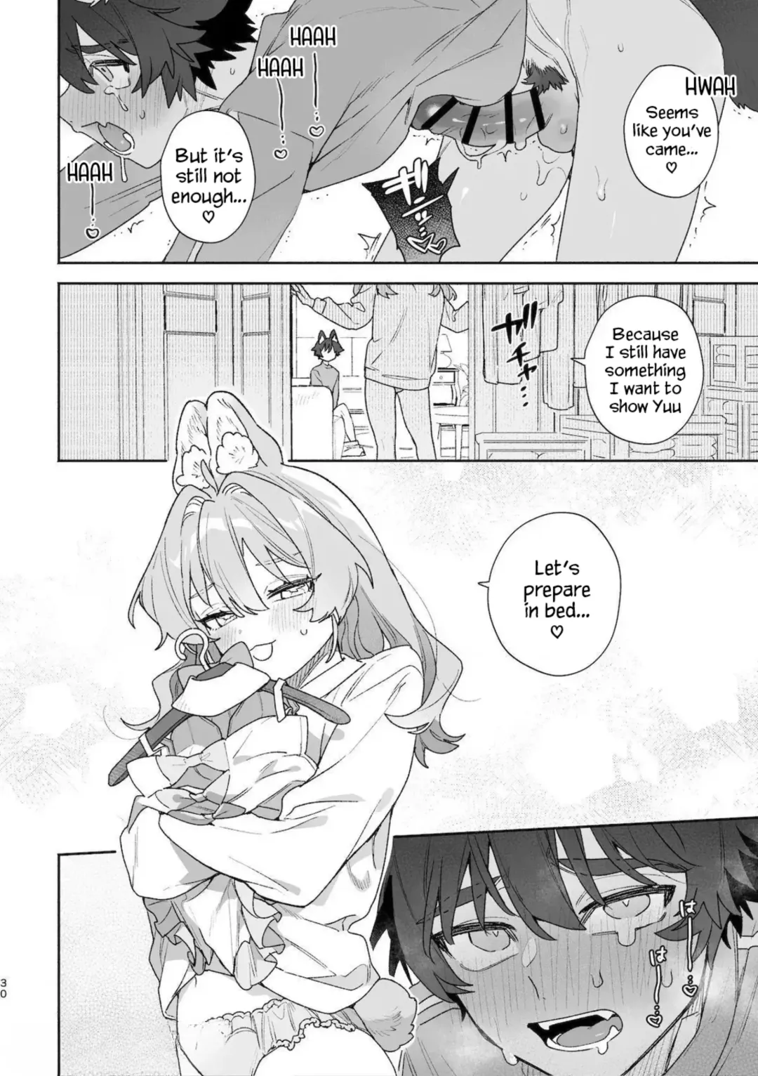 [Usachanget] ♂ ga uke. Usagi-chan × ōkami-kun 2 | ♂ is the bottom. Rabbit-chan x Wolf-kun 2 Fhentai - Page 32