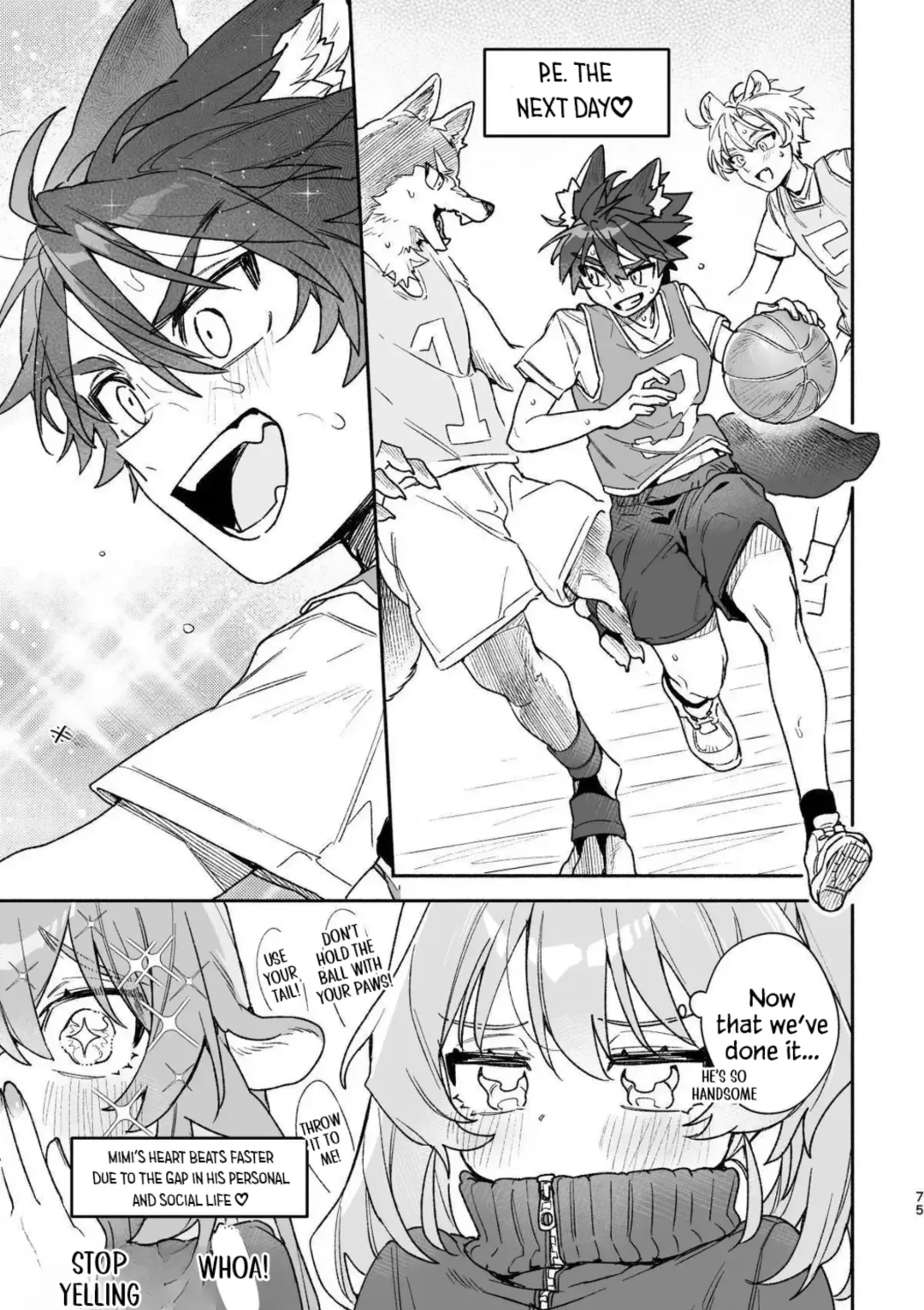 [Usachanget] ♂ ga uke. Usagi-chan × ōkami-kun 2 | ♂ is the bottom. Rabbit-chan x Wolf-kun 2 Fhentai - Page 77