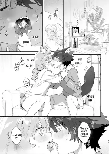 [Usachanget] ♂ ga uke. Usagi-chan × ōkami-kun 2 | ♂ is the bottom. Rabbit-chan x Wolf-kun 2 Fhentai - Page 21