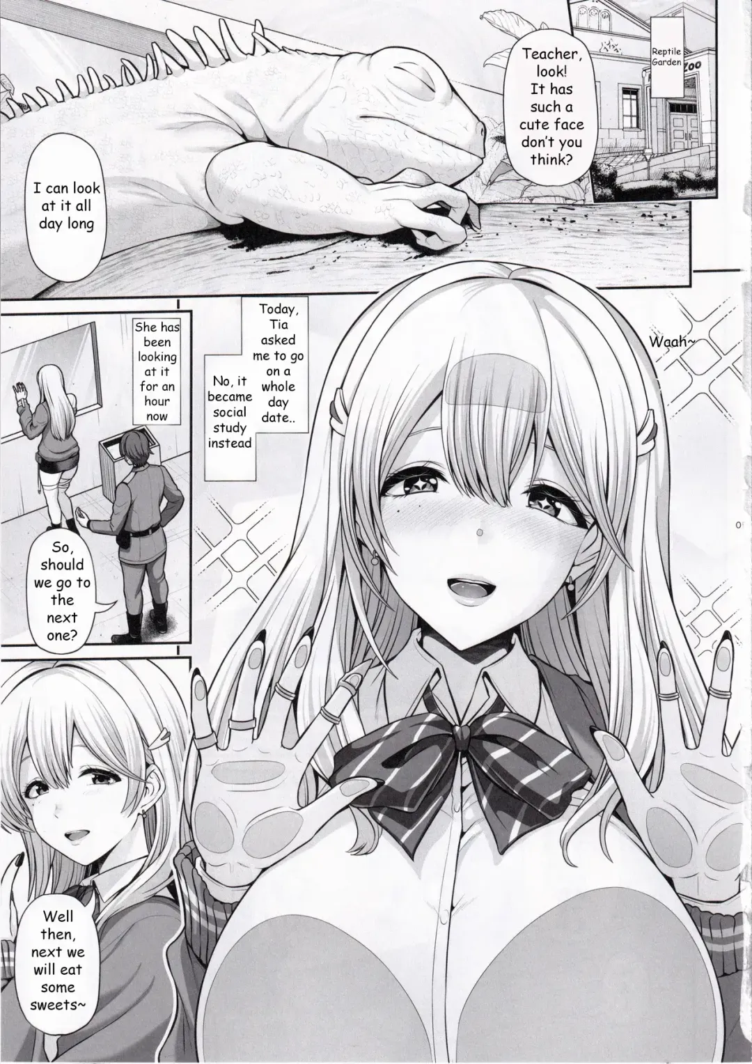 [Toba Yuga] Tia to Issho ni Kimochi Yoku Naro | Feeling Good Together with Tia Fhentai - Page 4