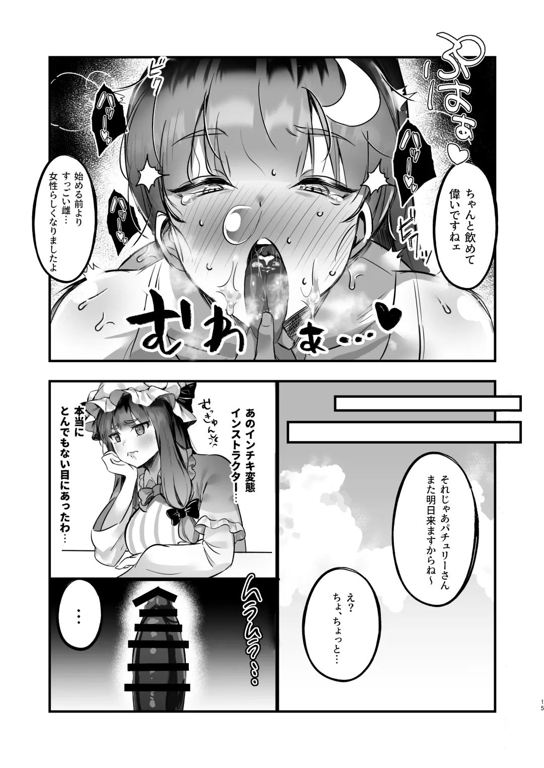 [Nakasumi] Muchimuchi Patchouli to SEX Diet suru Hanashi Fhentai - Page 14