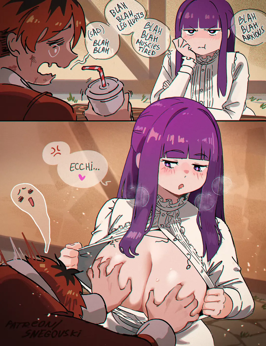 [Snegovski] Fern the supportive gf Fhentai - Page 3