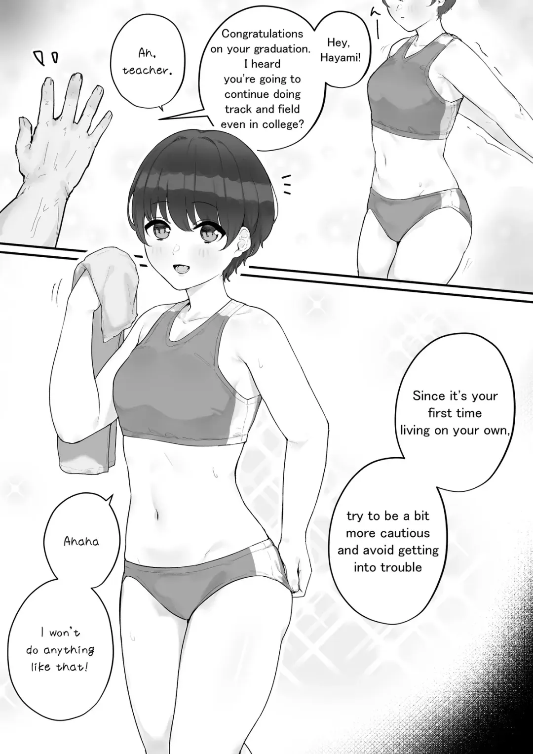 [Habutton] Athletics Club Girl Fhentai - Page 1