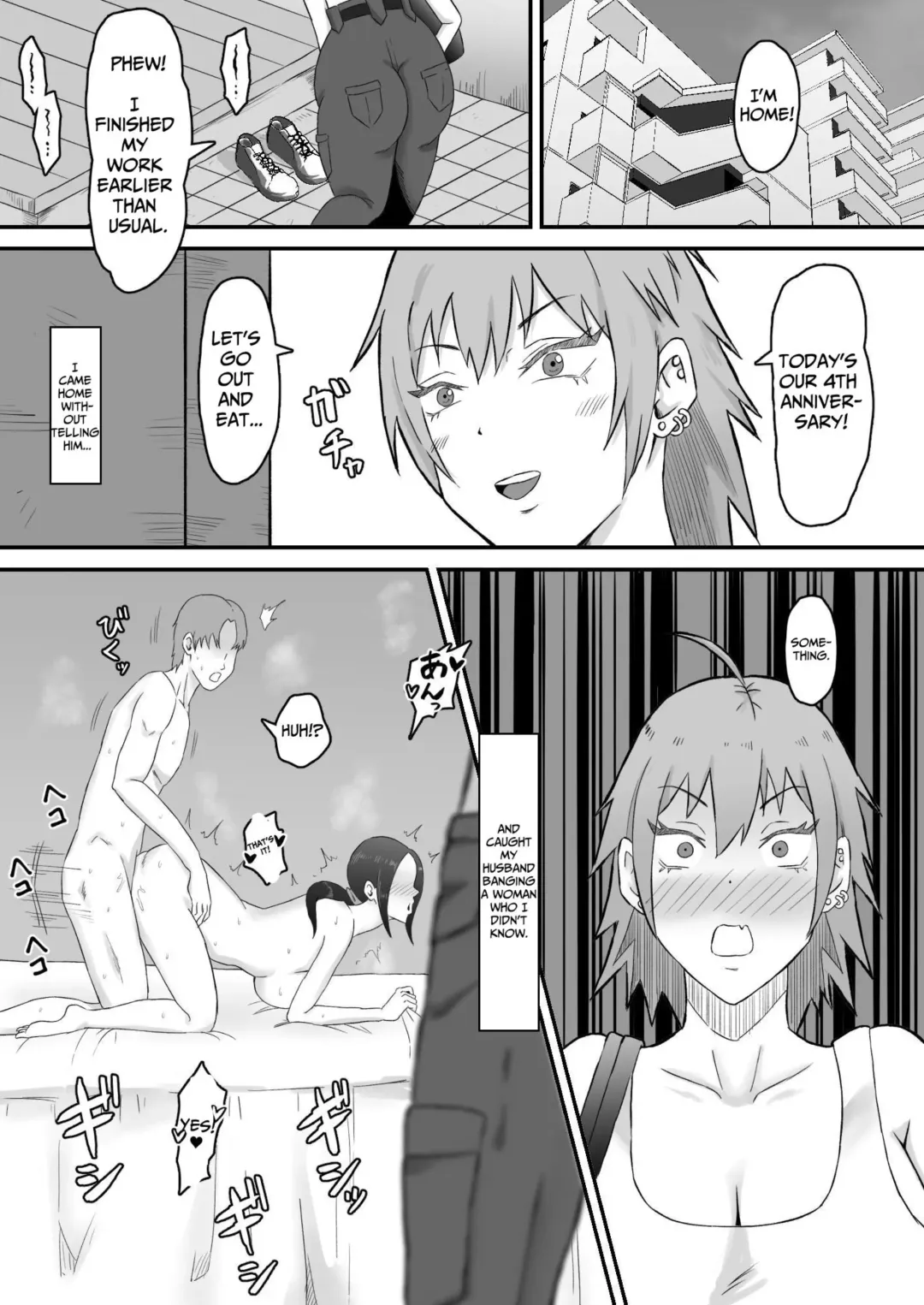 [Miyamoto Muga] Motoyan Tsuma, Netorareru | Ex-Delinquent Wife Gets Cucked Fhentai - Page 59
