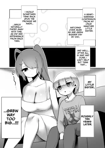 [Kazunoko] Ai mo Size mo Dekai Imouto no Hanashi | My Little Sister Has a Big Body...And a Big Heart! Fhentai - Page 4