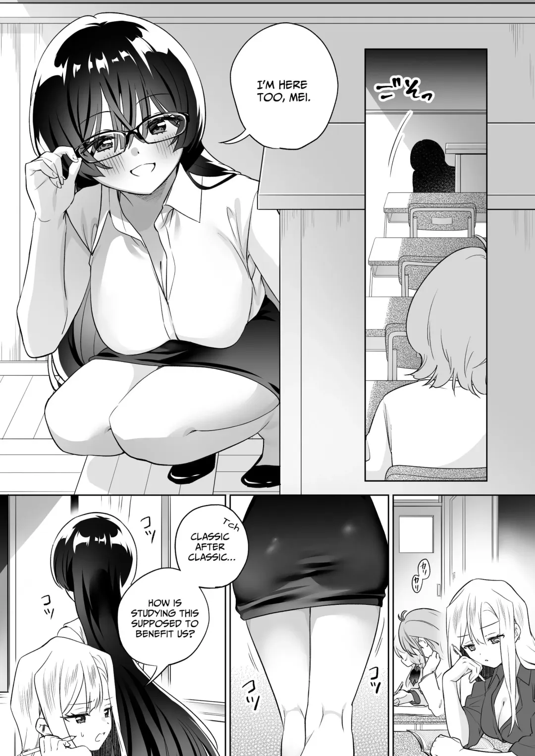 [Tachi] Minna de Ecchi na Yurikatsu Appli ~Ee Kono Naka ni Kakattenai Ko ga Iru!?~ 3 Zenpen | A Sexy Yuri App 3 ~What?! One Of You Isn't Mesmerized!?~ Part 1 Fhentai - Page 22