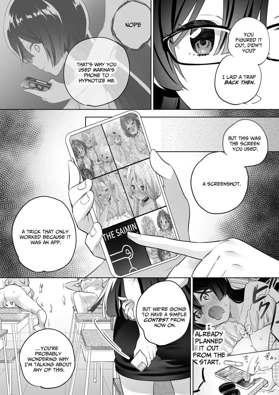 [Tachi] Minna de Ecchi na Yurikatsu Appli ~Ee Kono Naka ni Kakattenai Ko ga Iru!?~ 3 Zenpen | A Sexy Yuri App 3 ~What?! One Of You Isn't Mesmerized!?~ Part 1 Fhentai - Page 47