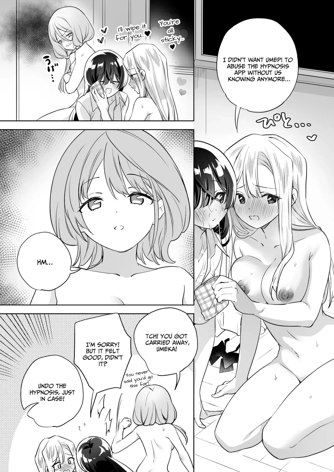 [Tachi] Minna de Ecchi na Yurikatsu Appli ~Ee Kono Naka ni Kakattenai Ko ga Iru!?~ 3 Zenpen | A Sexy Yuri App 3 ~What?! One Of You Isn't Mesmerized!?~ Part 1 Fhentai - Page 60